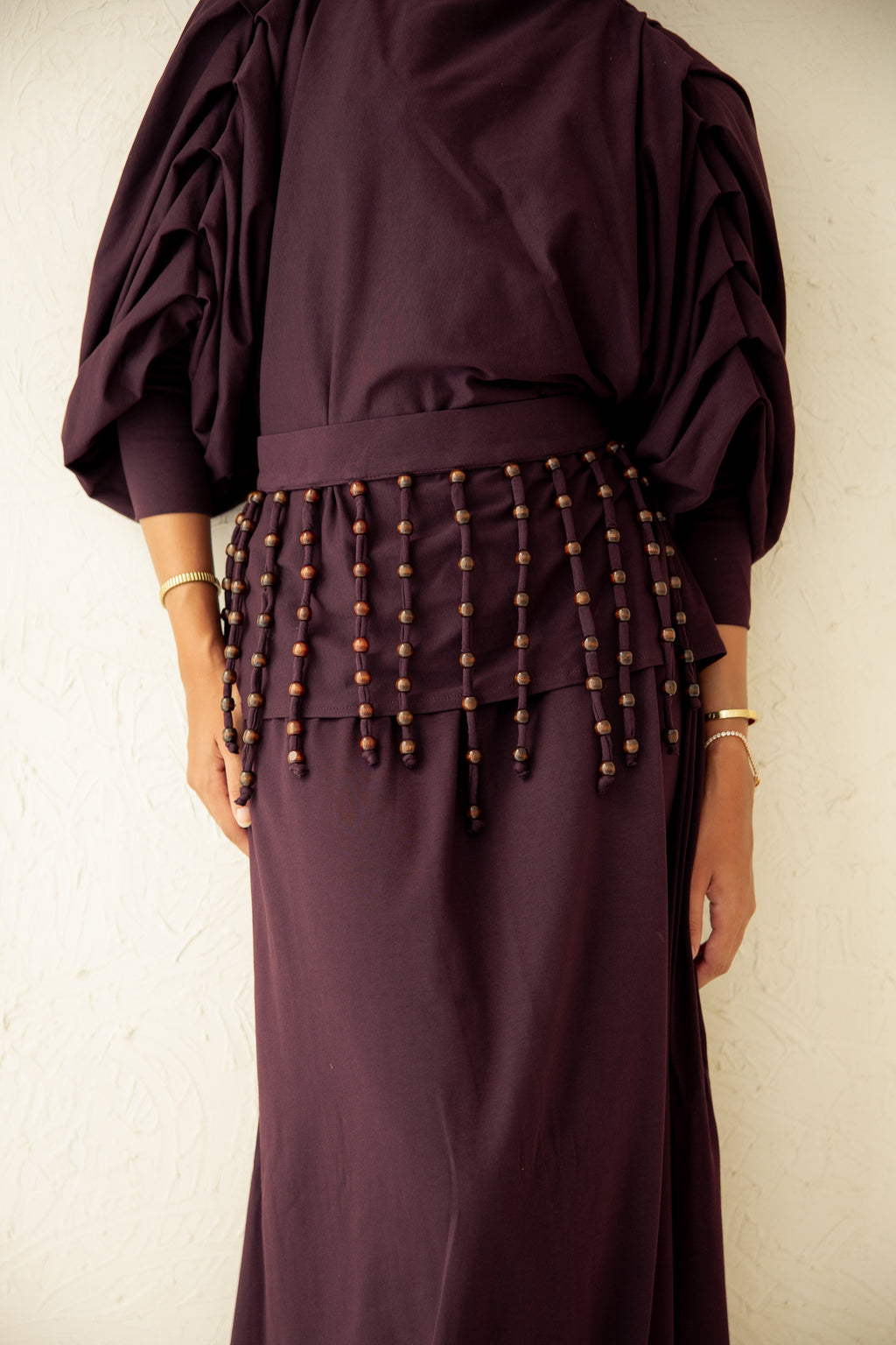 Diva Skirt Set - Plum