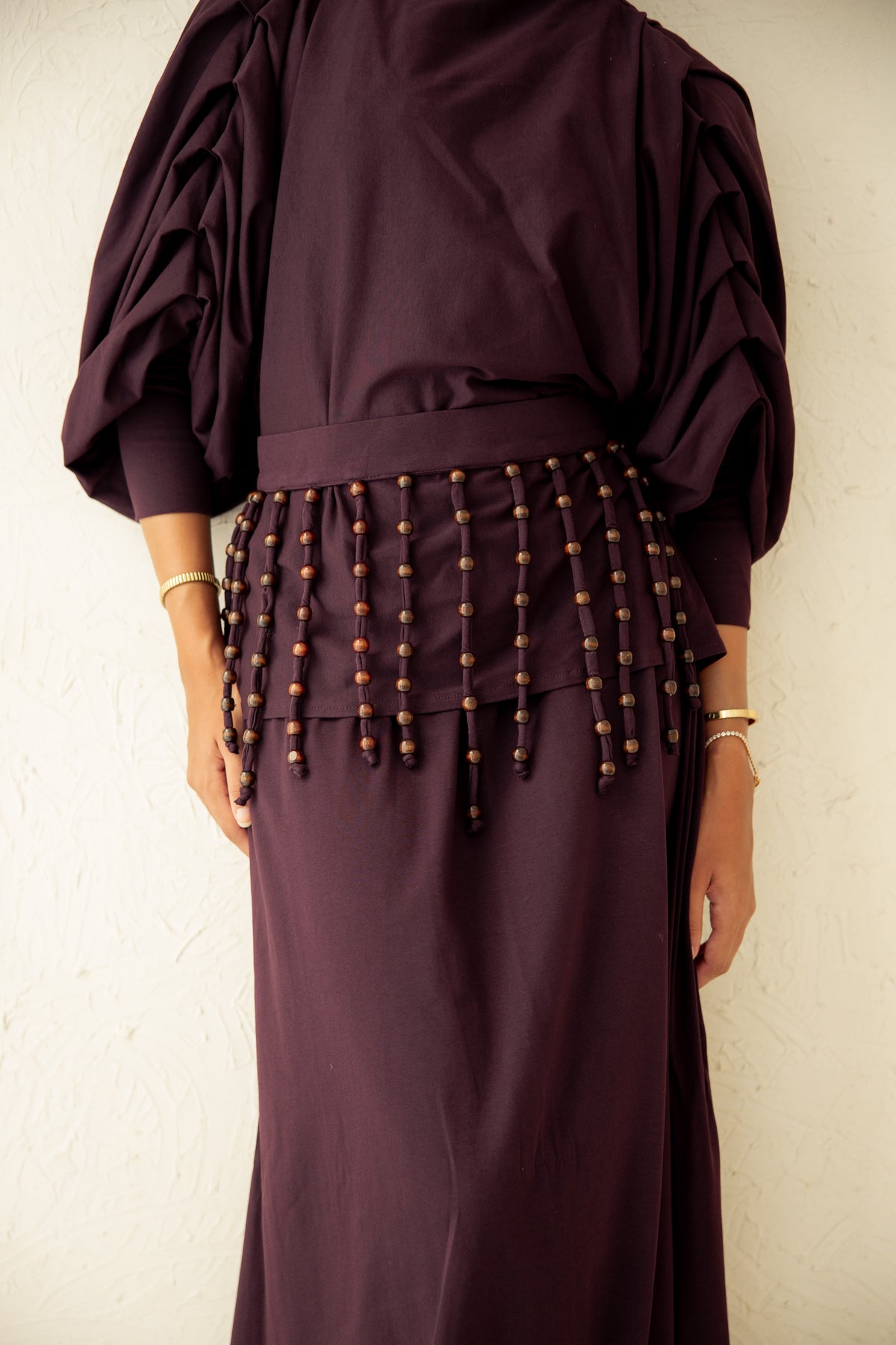 Diva Skirt Set - Plum