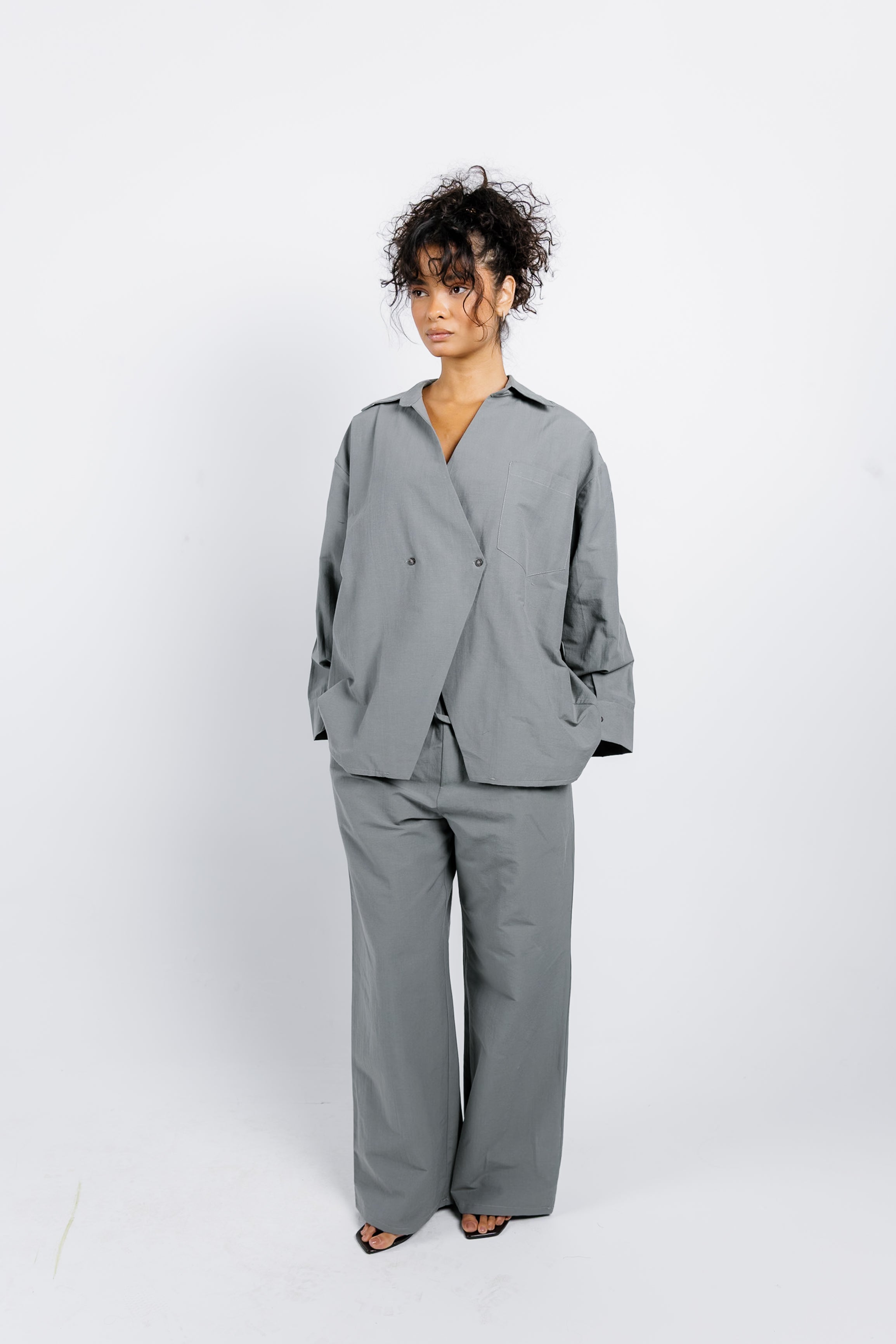 The Button Set - Dusty Olive