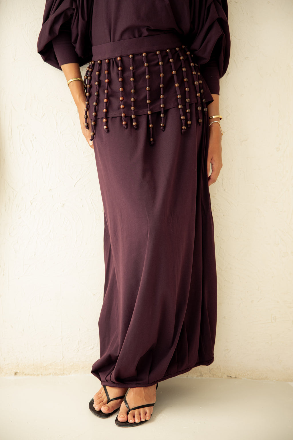 Diva Skirt Set - Plum