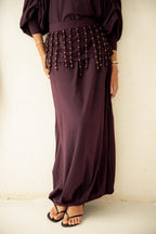 Diva Skirt Set - Plum