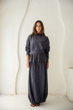 Diva Skirt Set - Gray