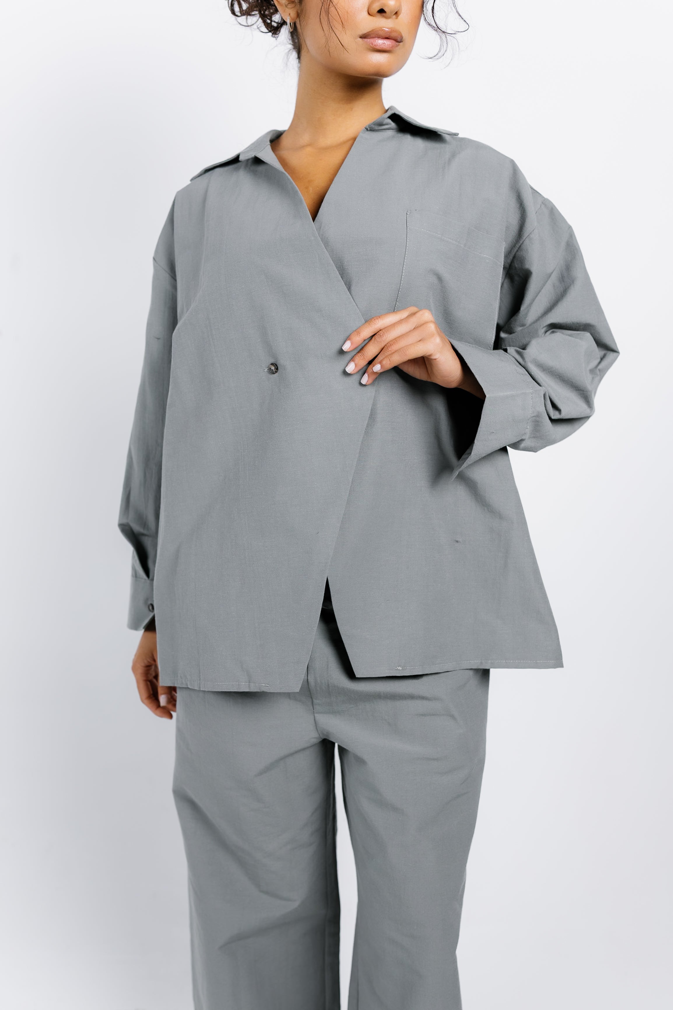 The Button Set - Dusty Olive