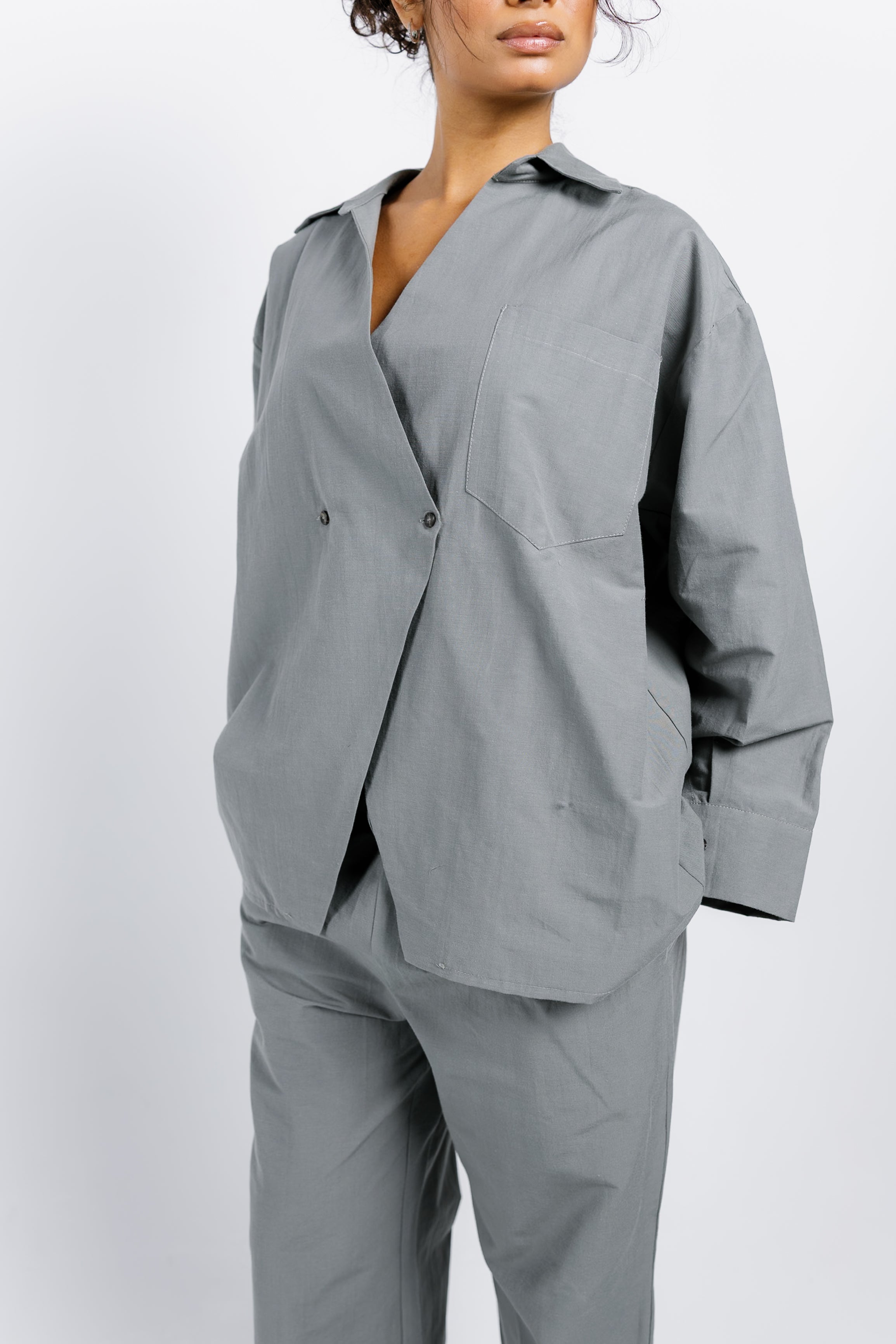 The Button Set - Dusty Olive