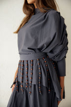 Diva Skirt Set - Gray