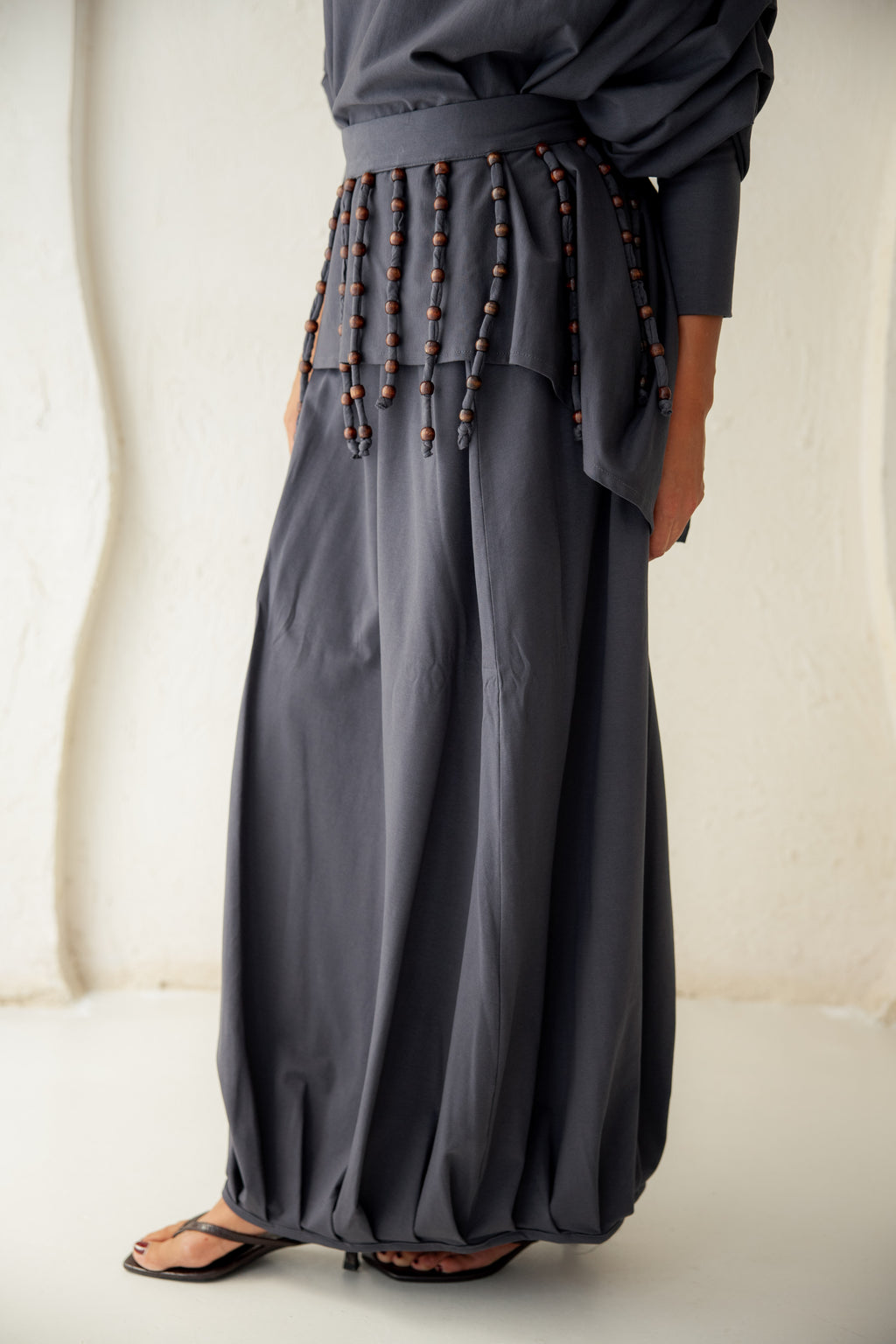 Diva Skirt Set - Gray