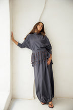 Diva Skirt Set - Gray