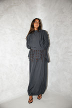 Diva Skirt Set - Gray