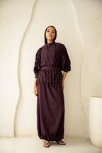 Diva Skirt Set - Plum