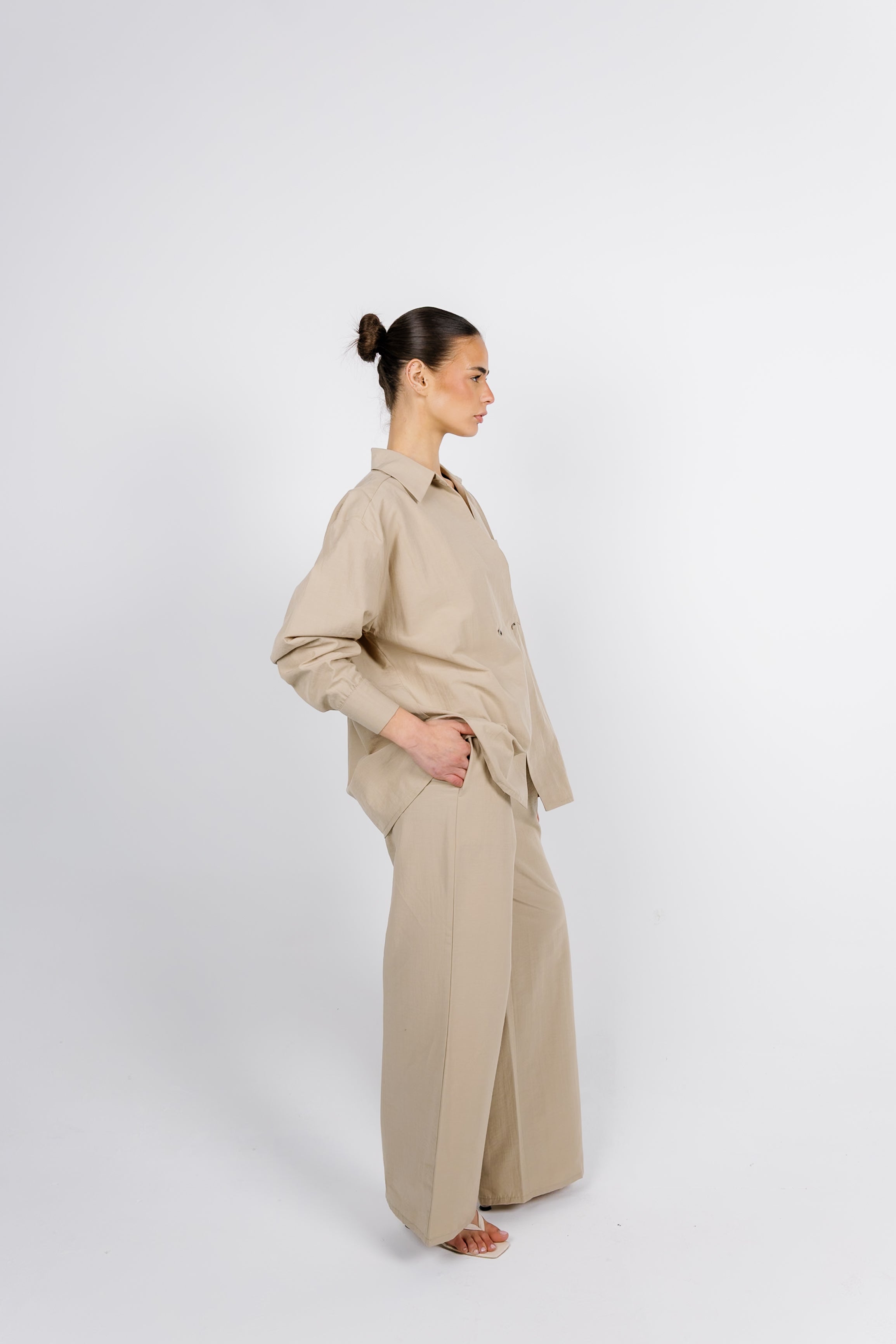 The Button Set - Beige