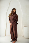 Diva Pants Set -Brown