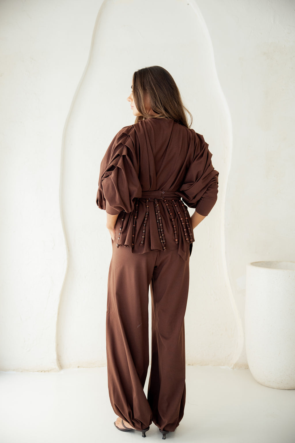 Diva Pants Set -Brown