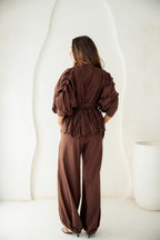 Diva Pants Set -Brown