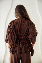 Diva Pants Set -Brown