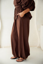 Diva Pants Set -Brown