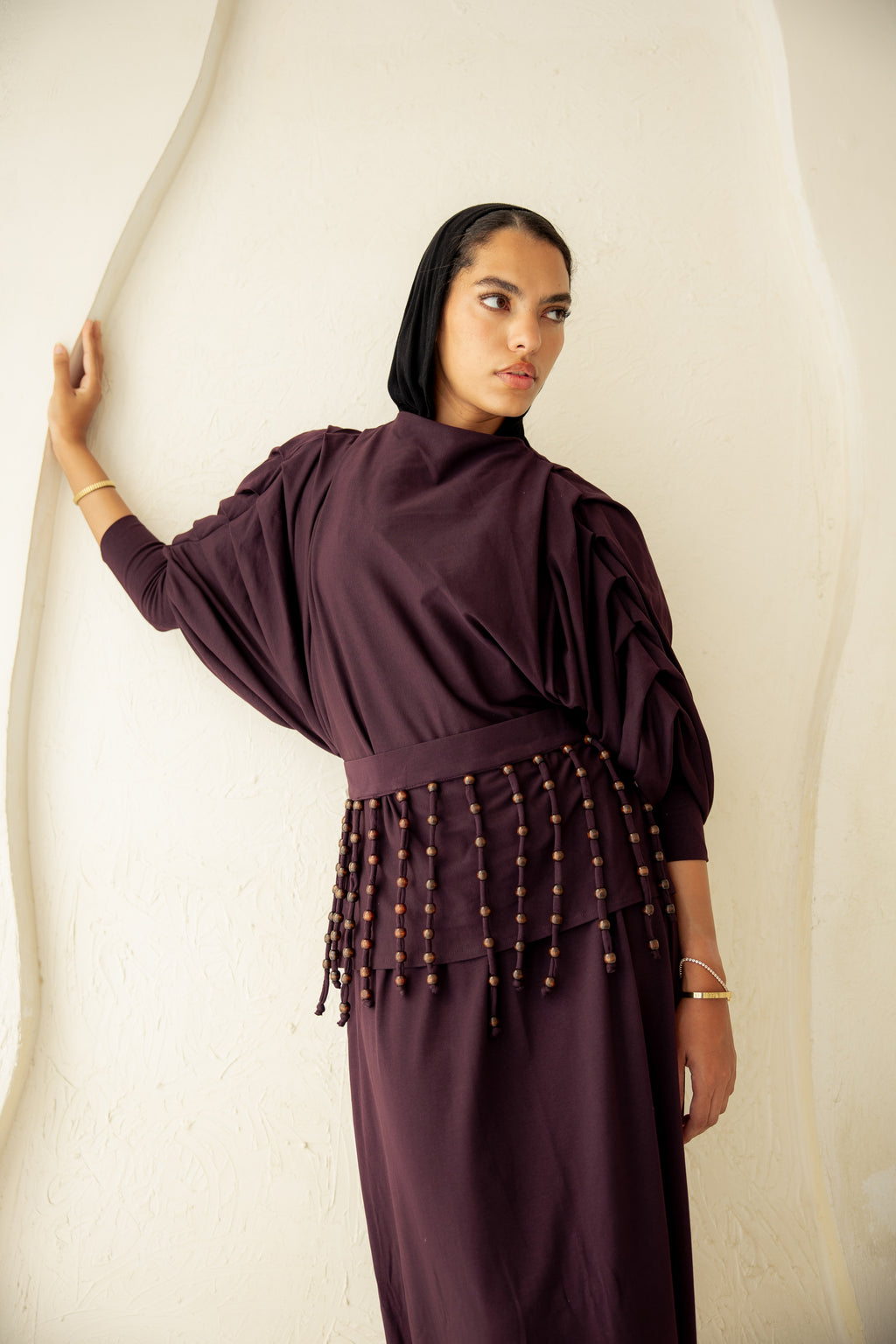 Diva Skirt Set - Plum