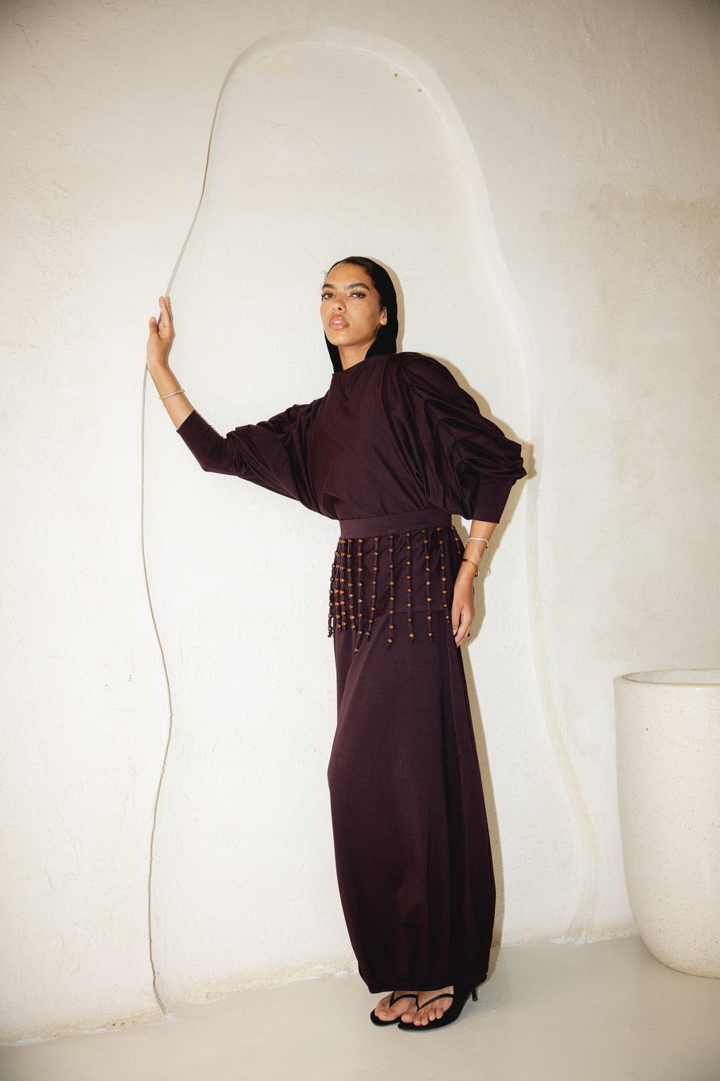 Diva Skirt Set - Plum