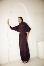 Diva Skirt Set - Plum