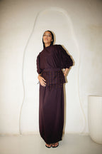 Diva Skirt Set - Plum