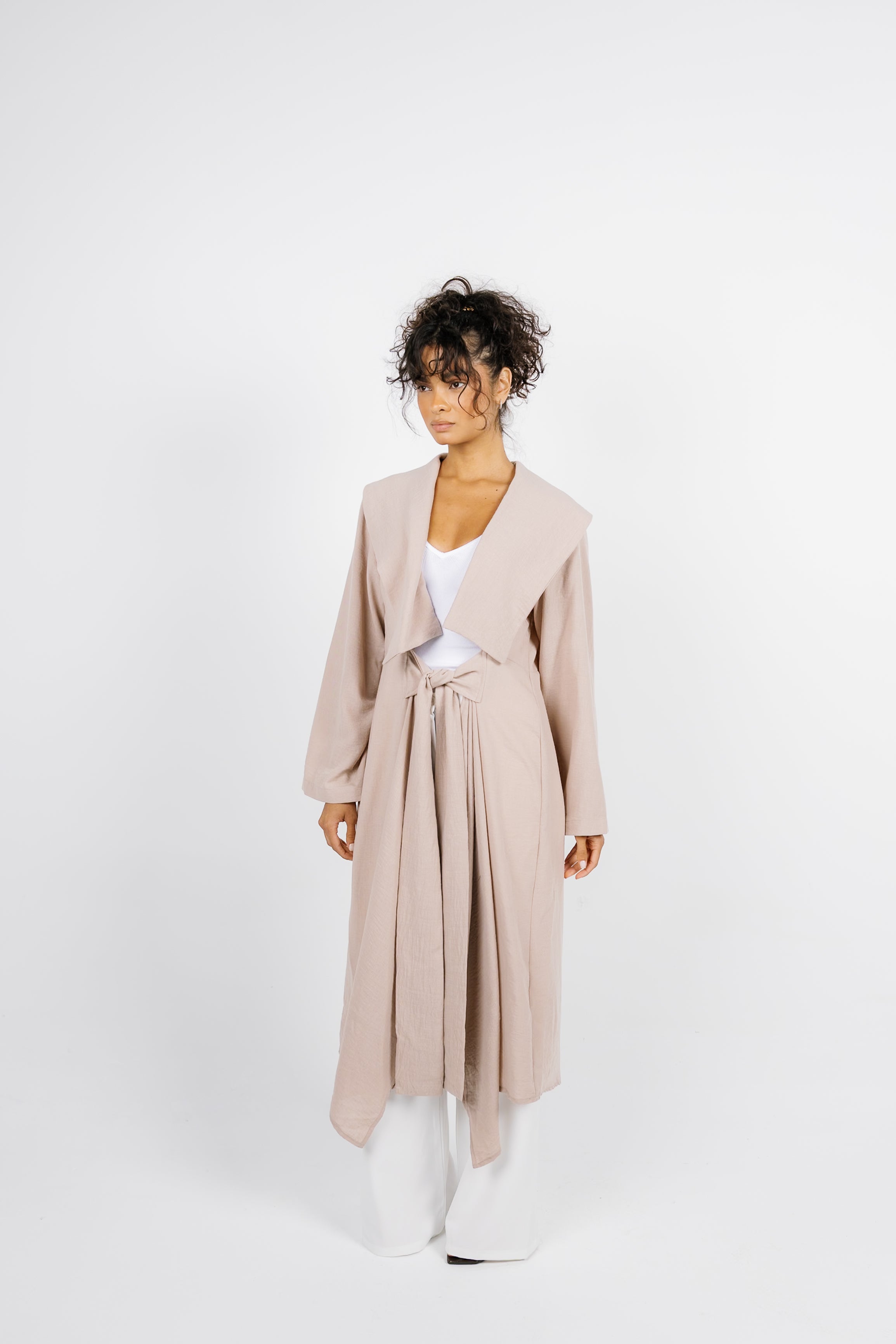 Sway Wrap Shirt - Cashmere