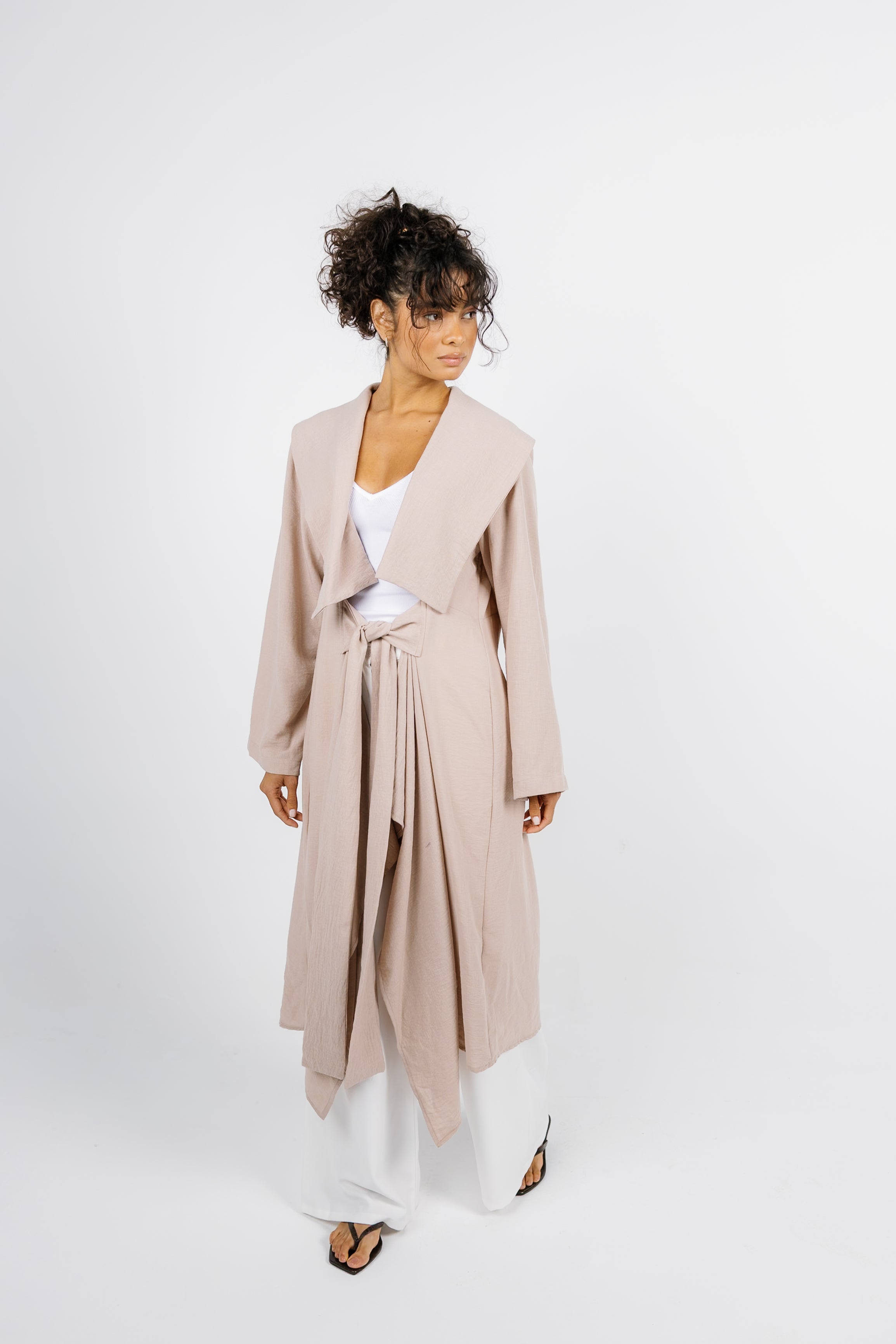 Sway Wrap Shirt - Cashmere