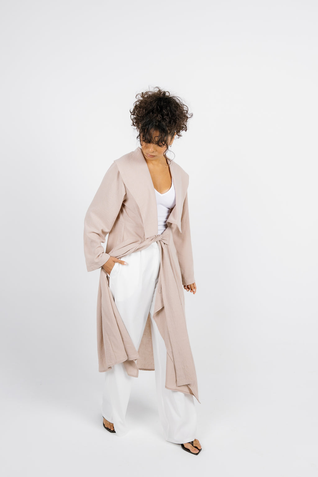 Sway Wrap Shirt - Cashmere