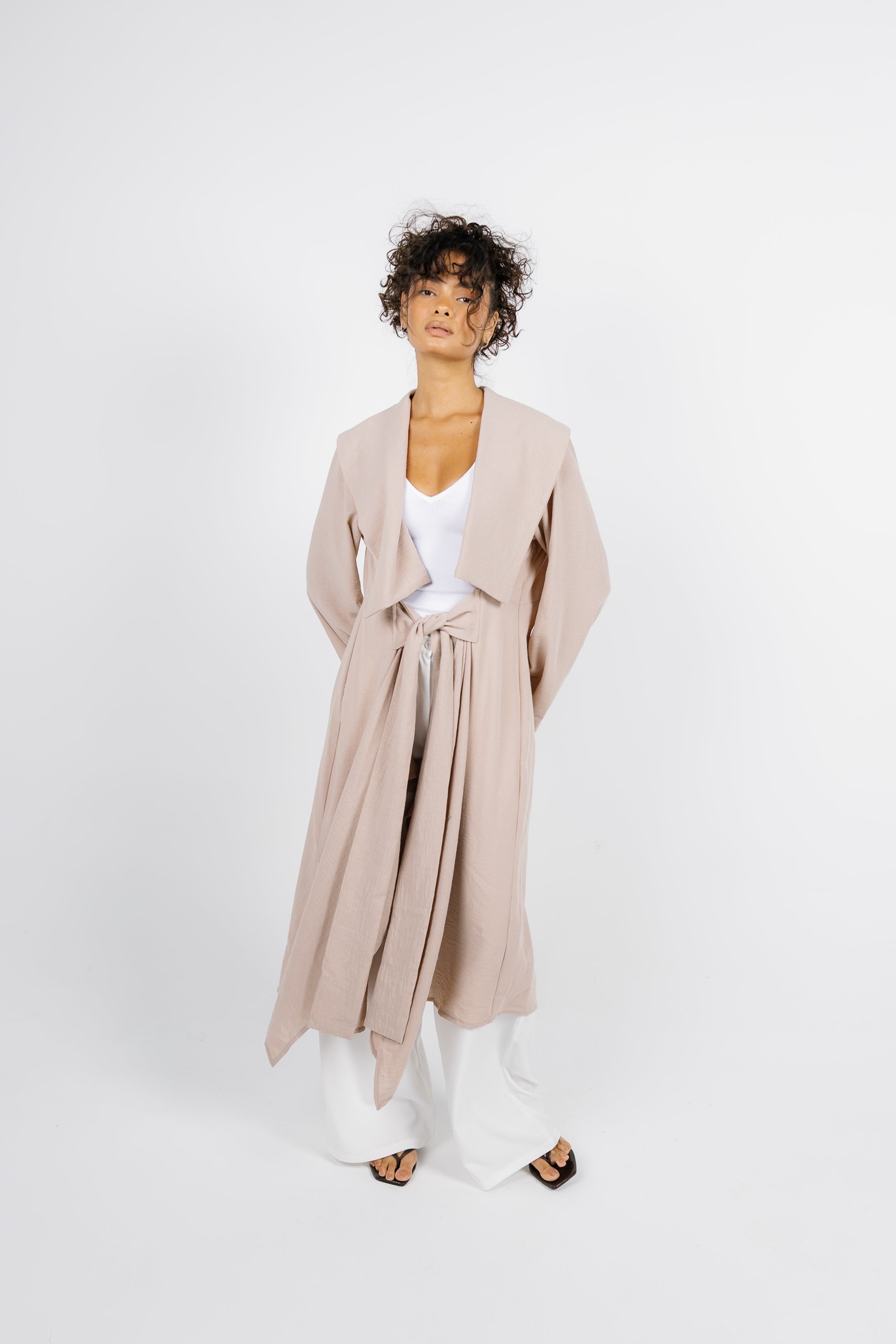 Sway Wrap Shirt - Cashmere