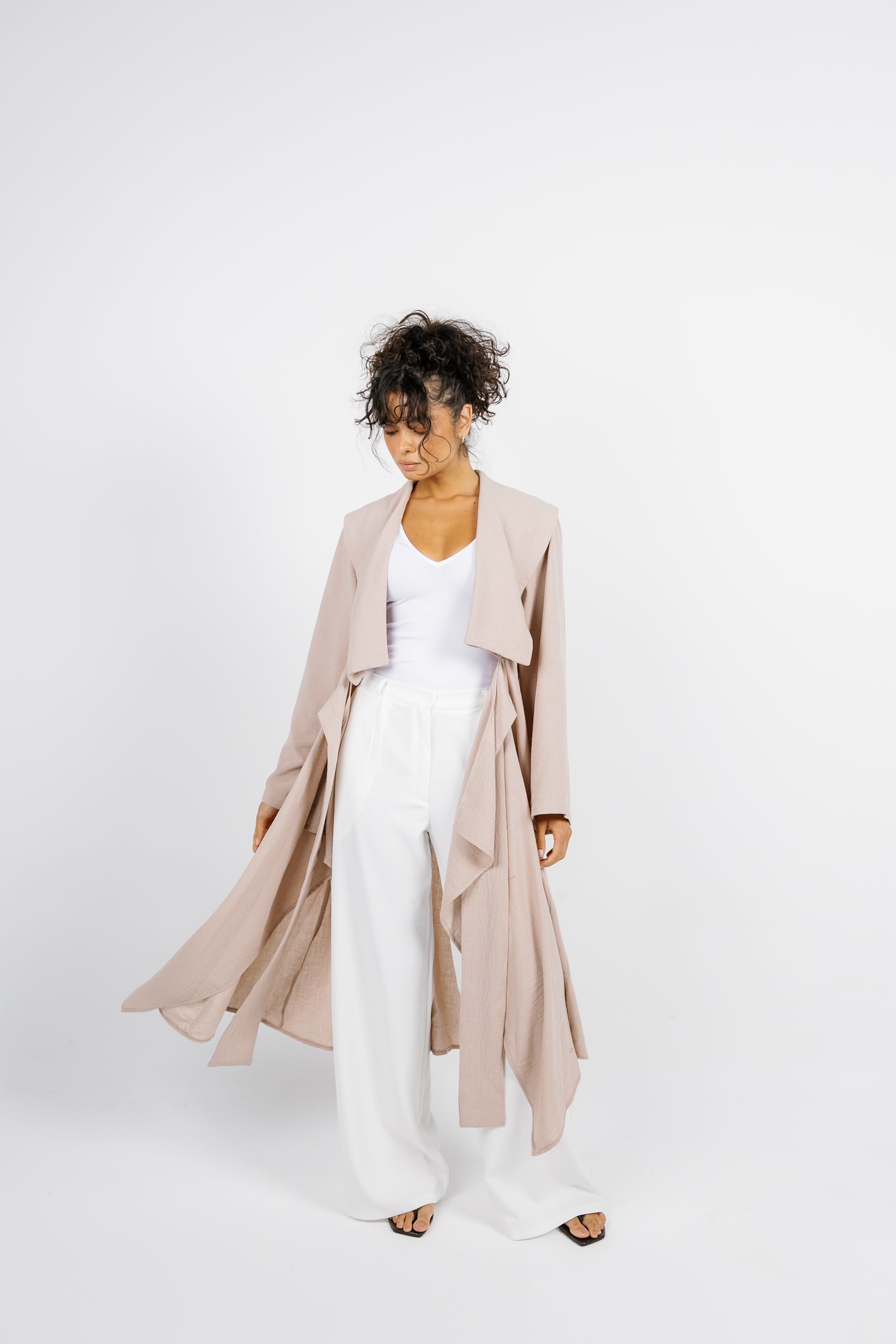 Sway Wrap Shirt - Cashmere