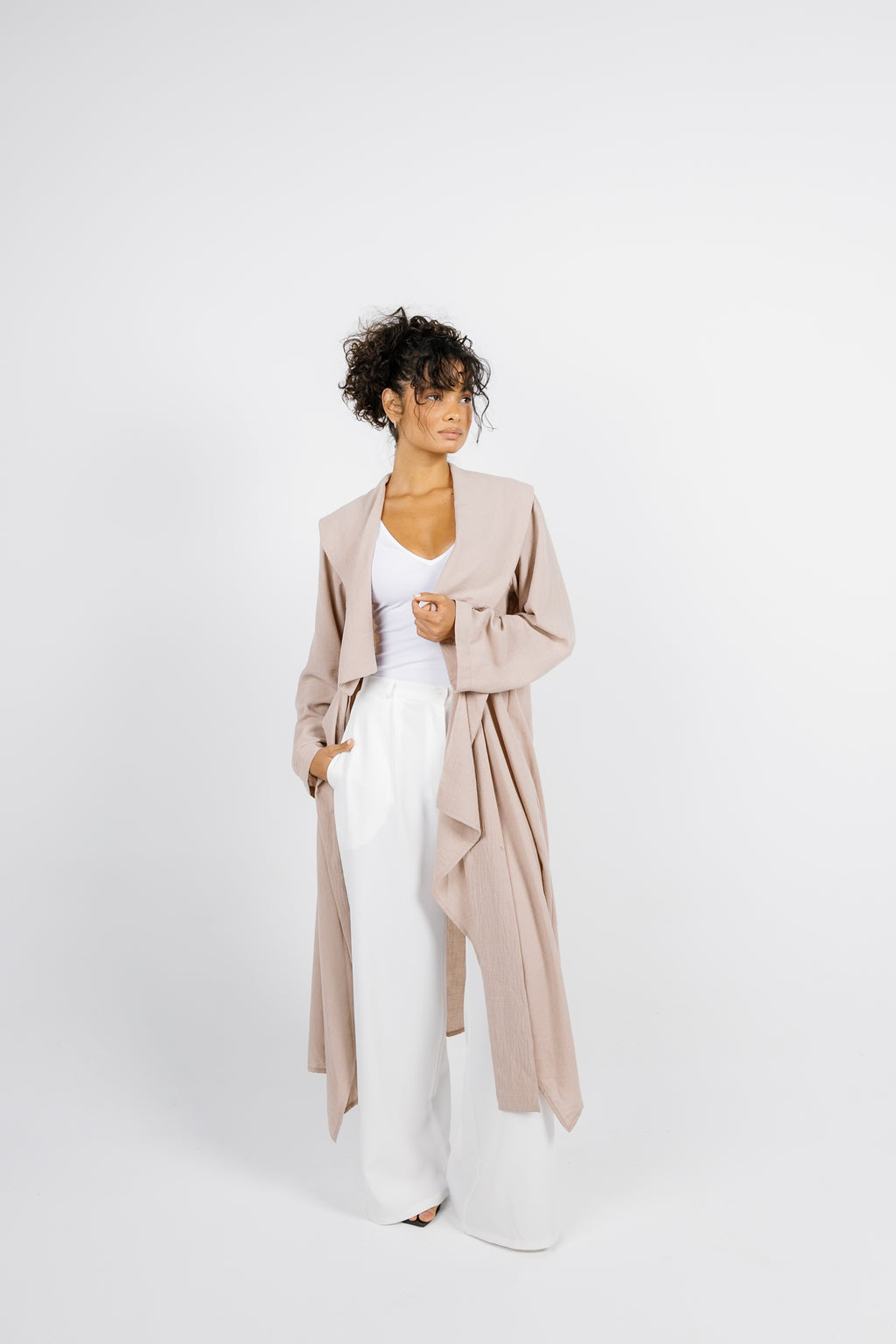 Sway Wrap Shirt - Cashmere