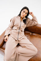 The Adjustable Lounge Set - Beige