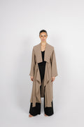 Sway Wrap Shirt - Coffee