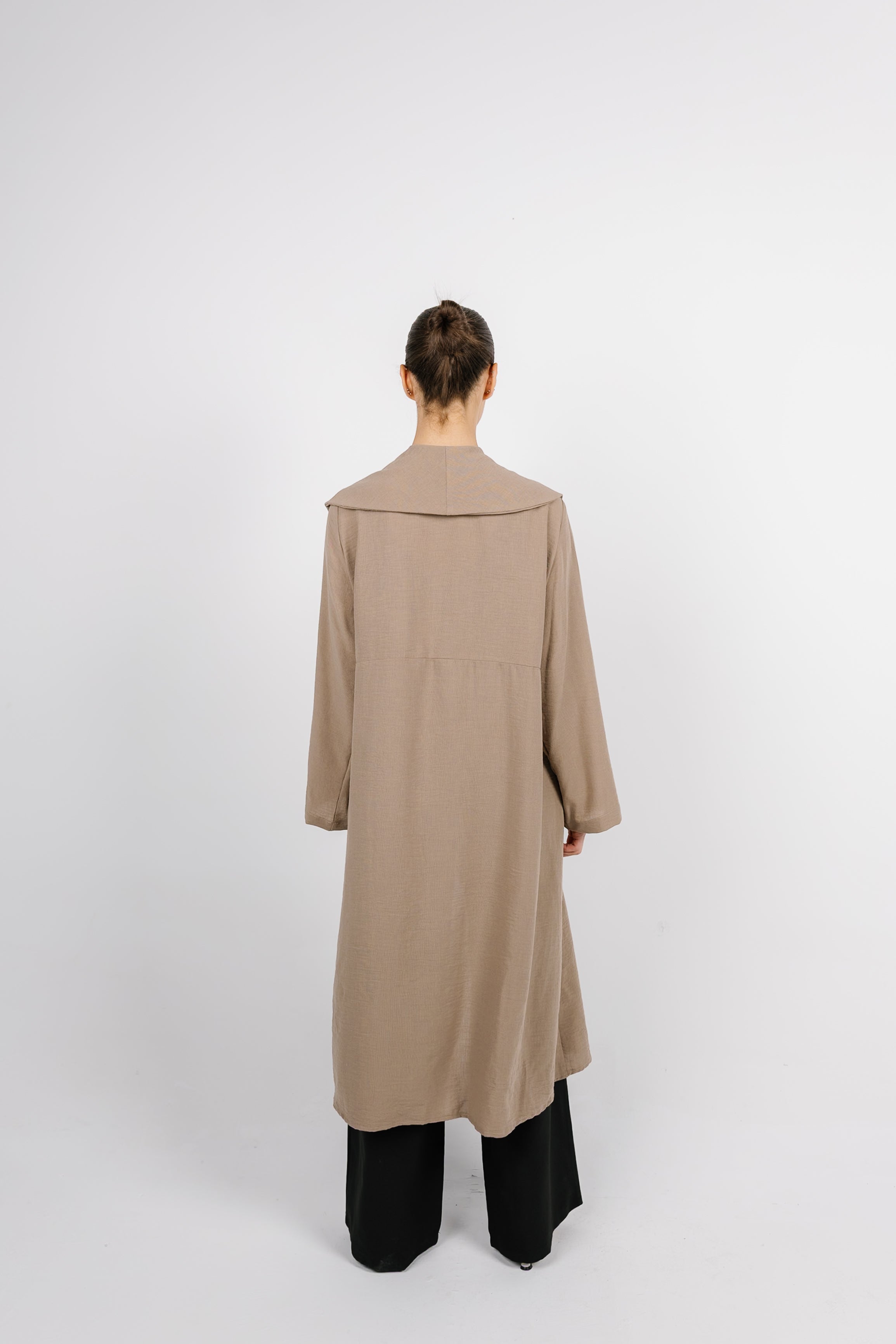 Sway Wrap Shirt - Coffee