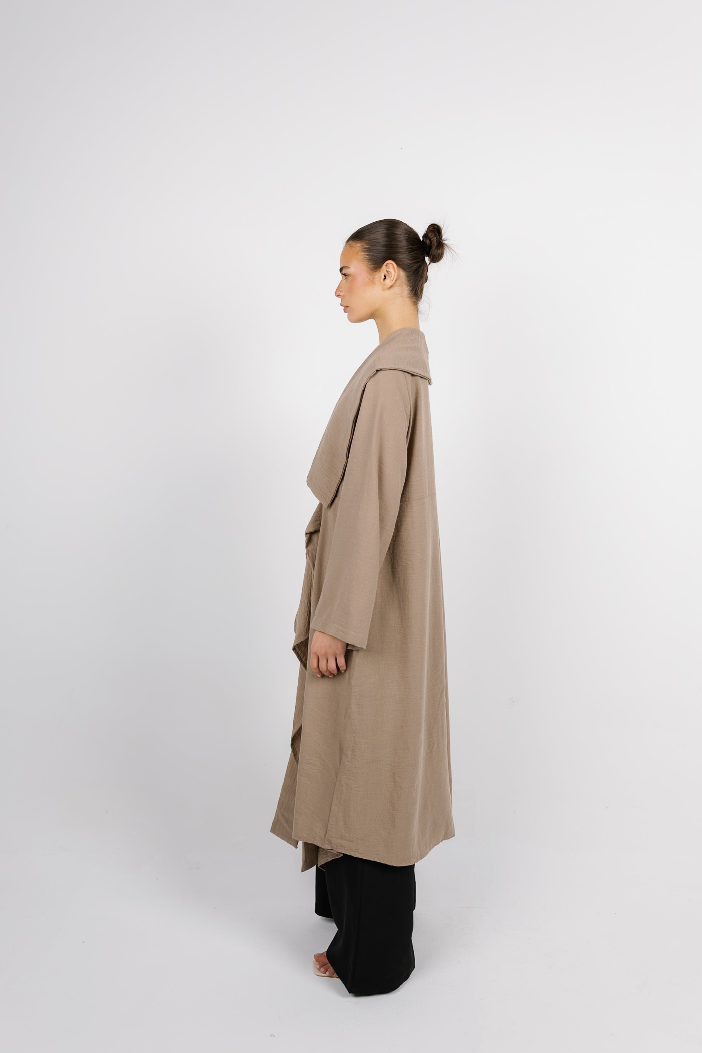 Sway Wrap Shirt - Coffee