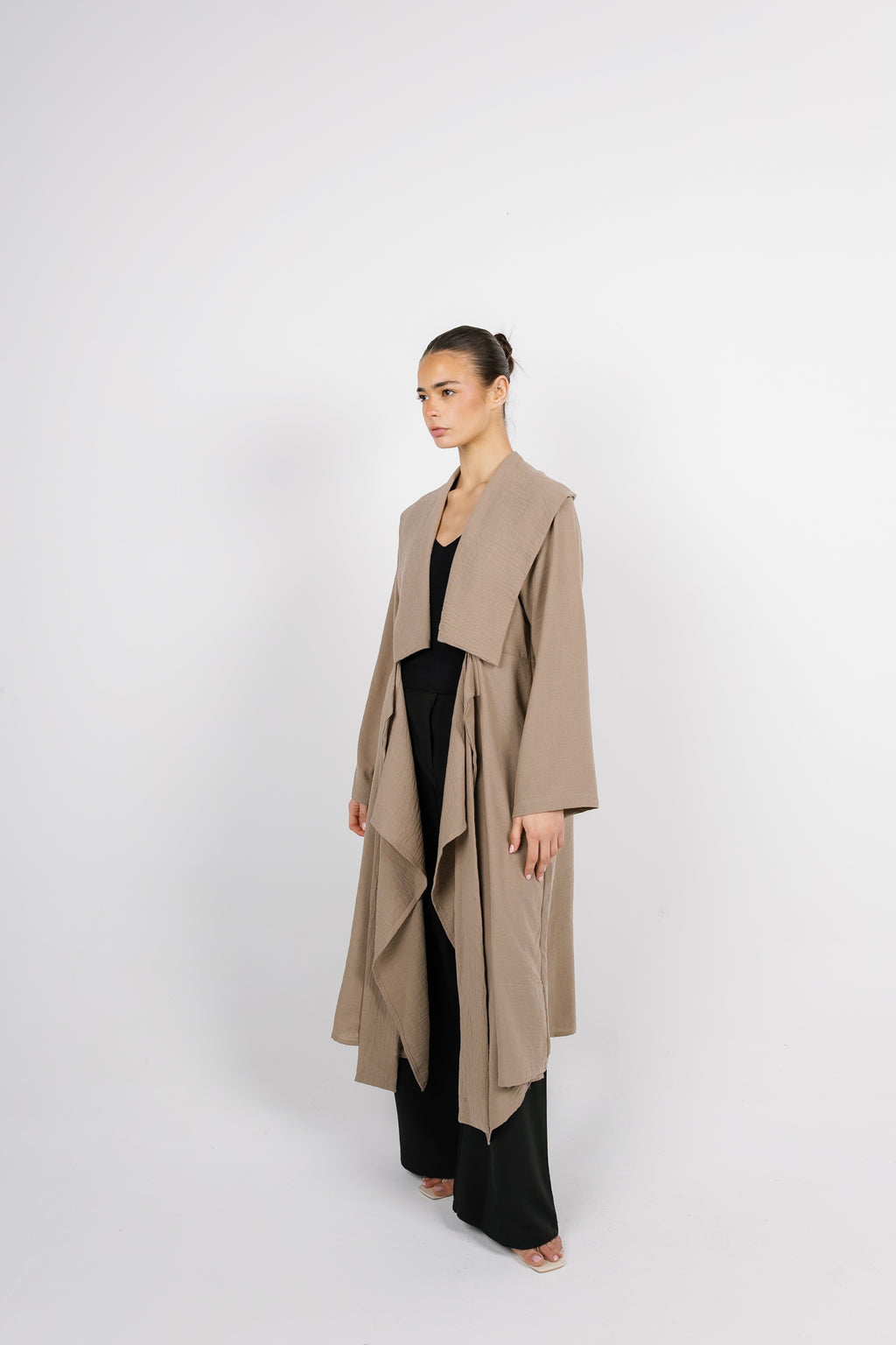 Sway Wrap Shirt - Coffee