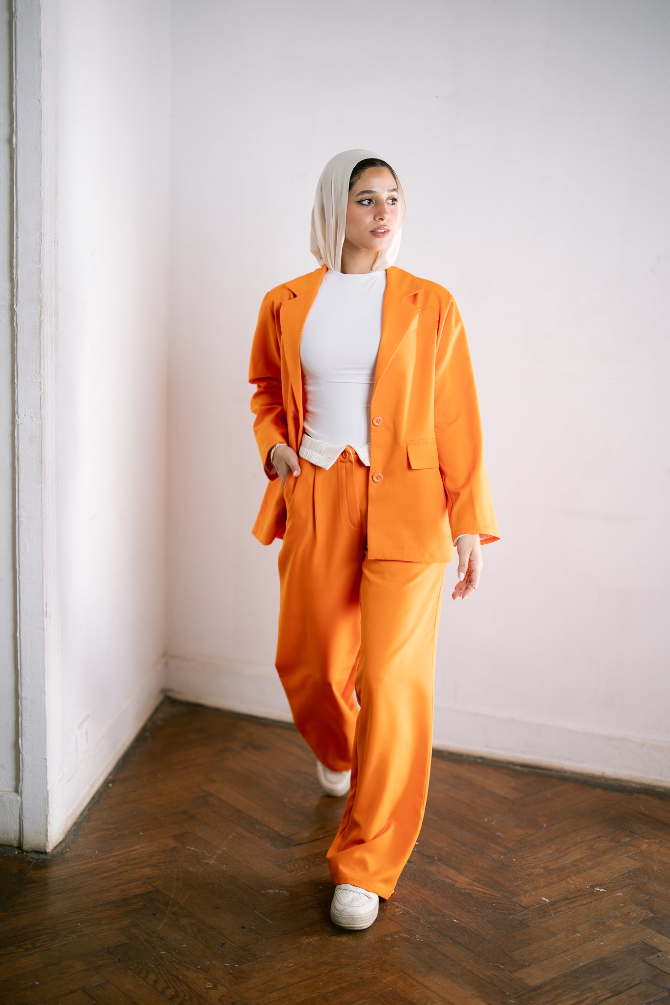 Dad Blazer - Coral Orange
