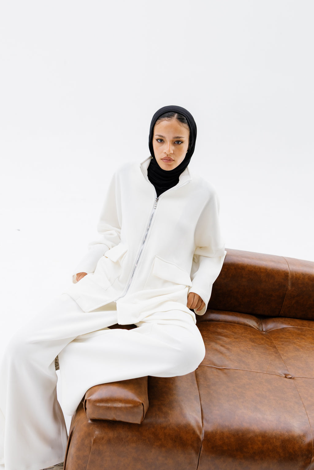 The Adjustable Lounge Set - White