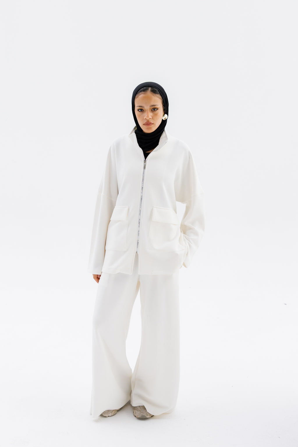 The Adjustable Lounge Set - White