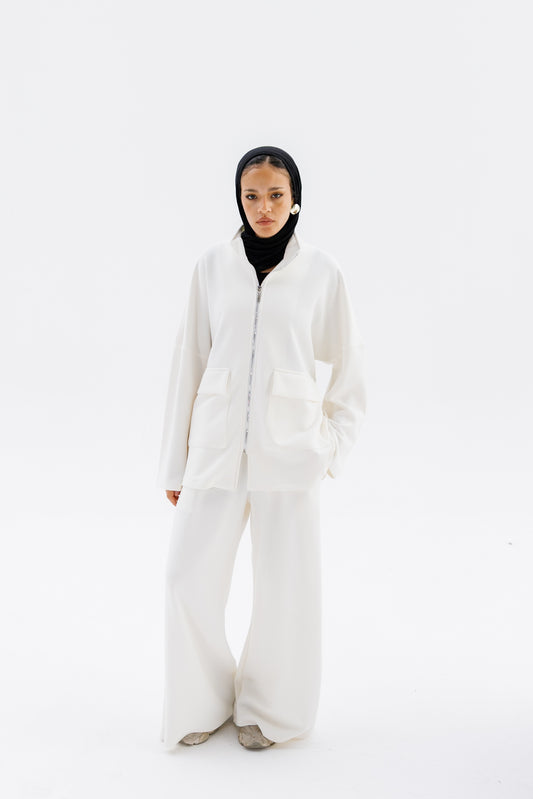 The Adjustable Lounge Set - White