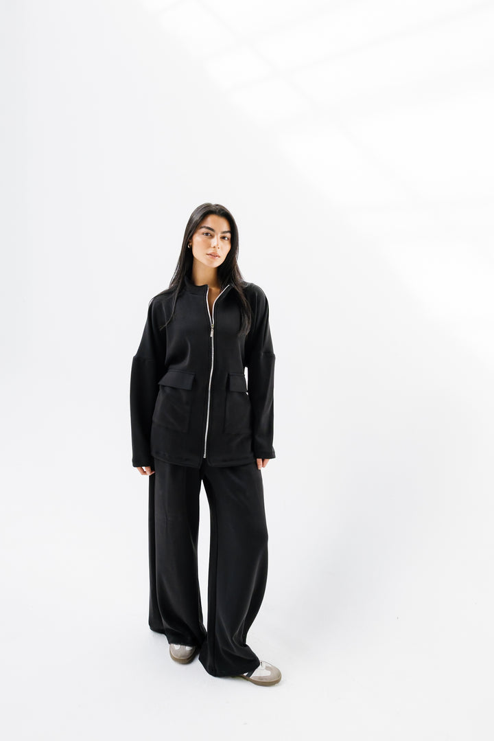 The Adjustable Lounge Set - Black