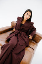 The Studded Affair Set - Burgundy