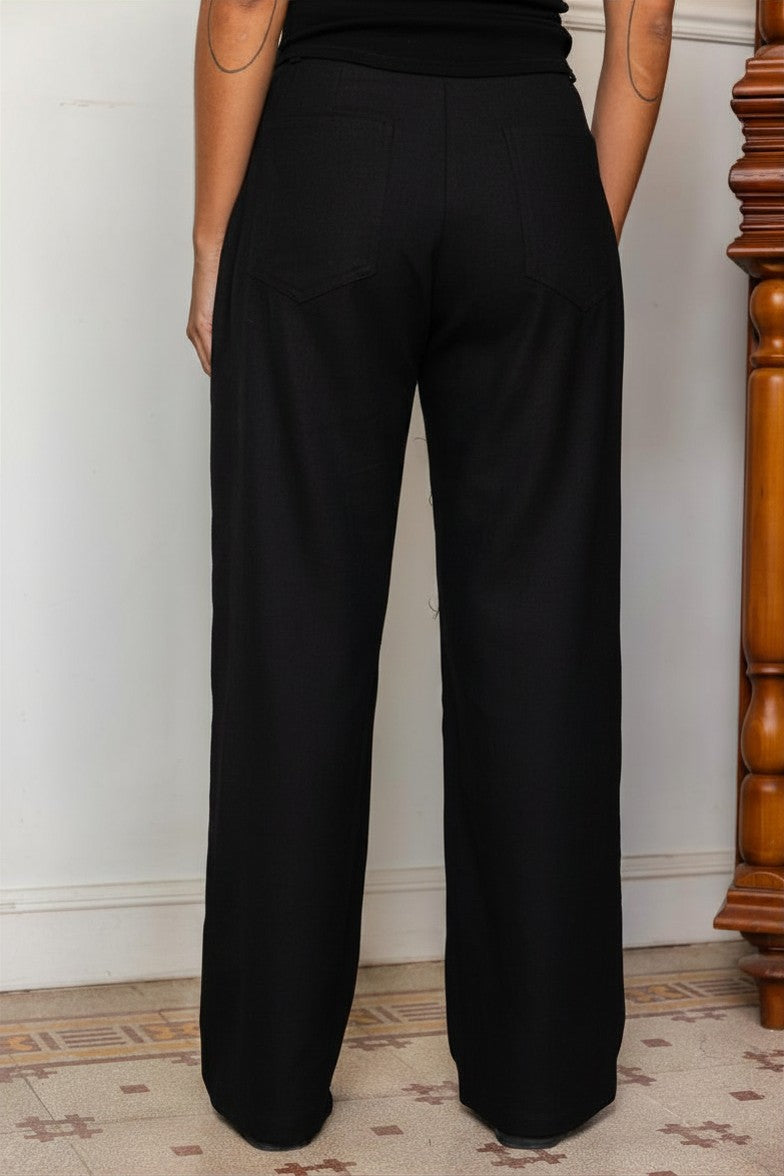 Écru Pants - Black
