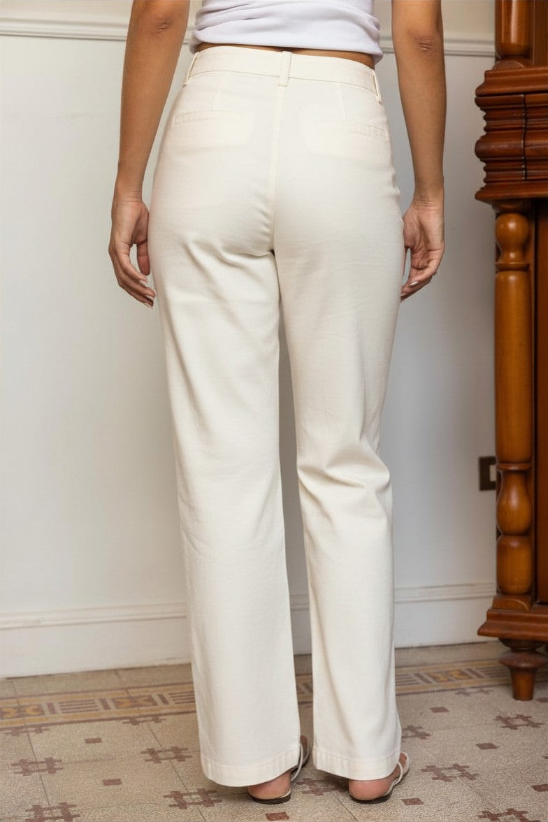 Écru Pants - Offwhite