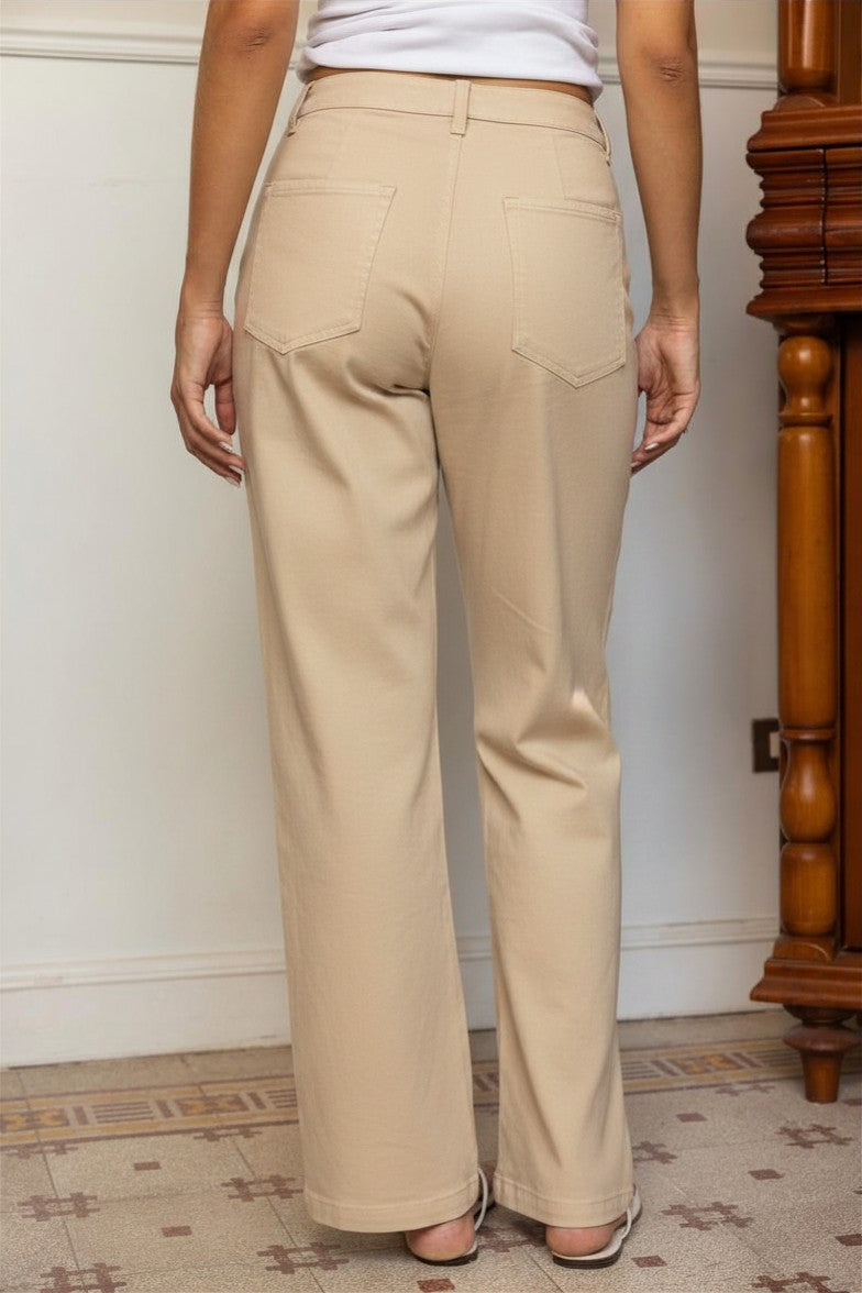 Écru Pants - Beige